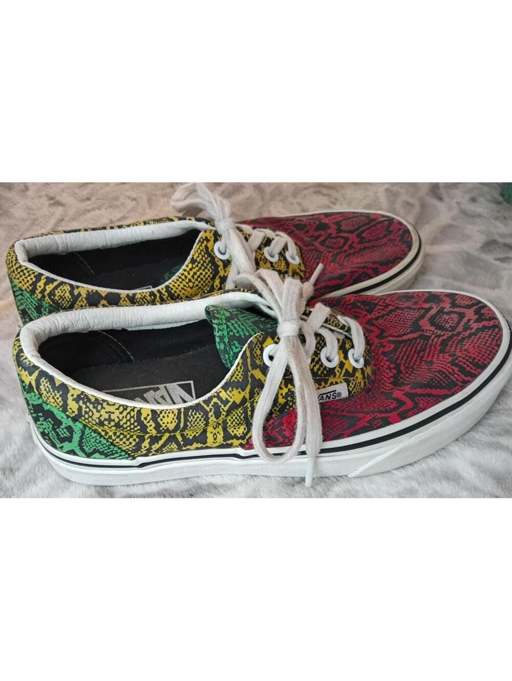 Vans Old Skool | Multi-Python Rasta | Men Size 5 - Women’s 6.5